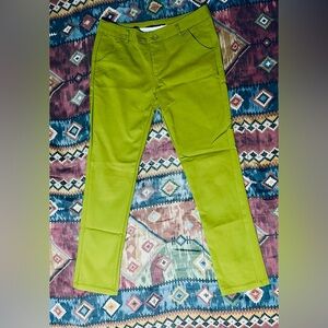 Zara Women Olive Green Trousers , Size L